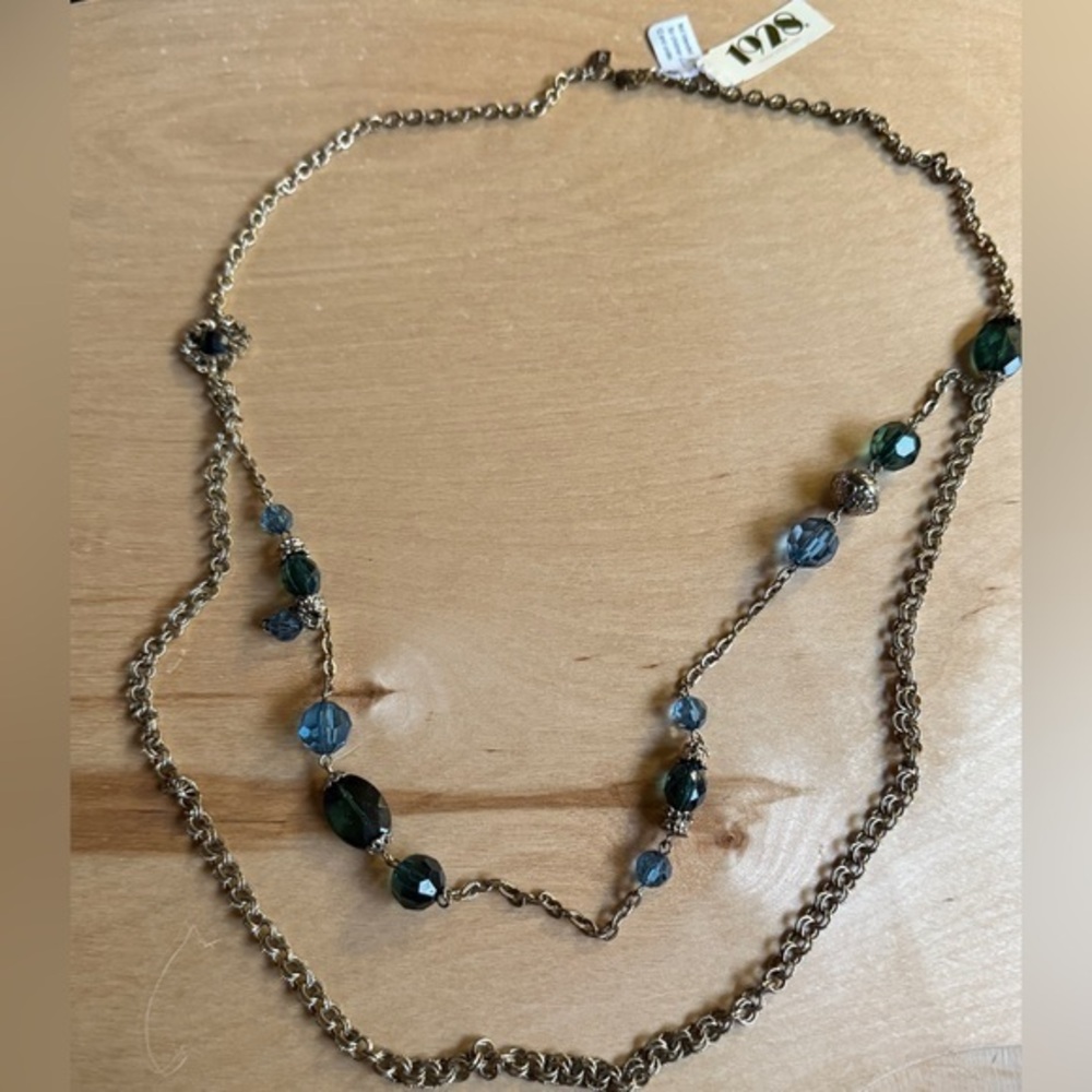 1928 Gold-Tone Chain Necklace